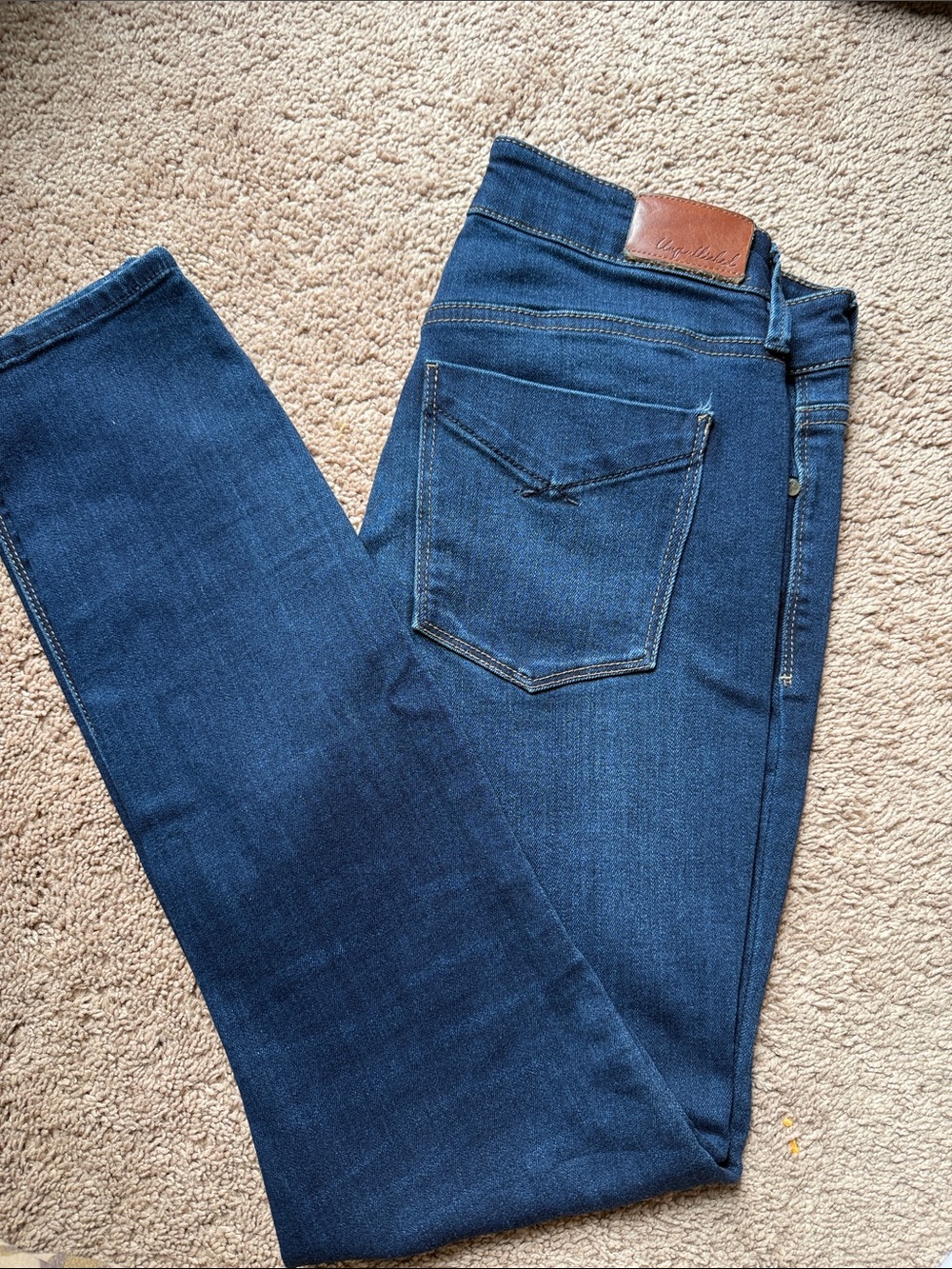Dark Wash Blue Denim unpublished Jeans